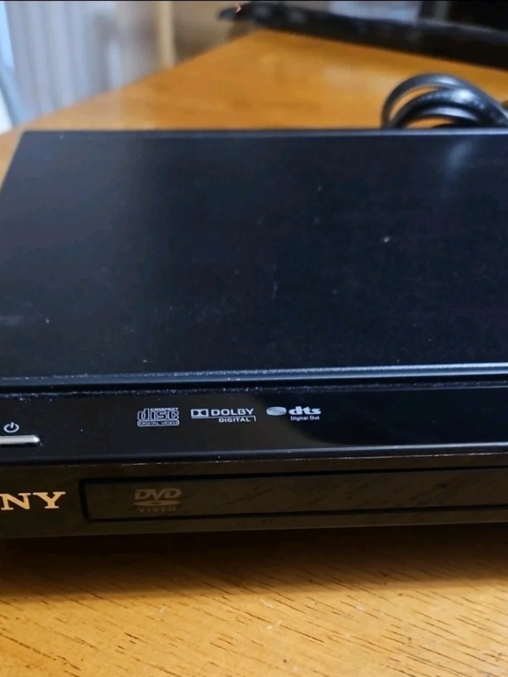 Sony Black DVD Player with Dolby & DTS Logos